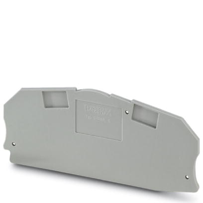 Phoenix Contact End cover; Length: 100.8mm; Width: 2.2mm; Height: 49.6mm; Color: Gray